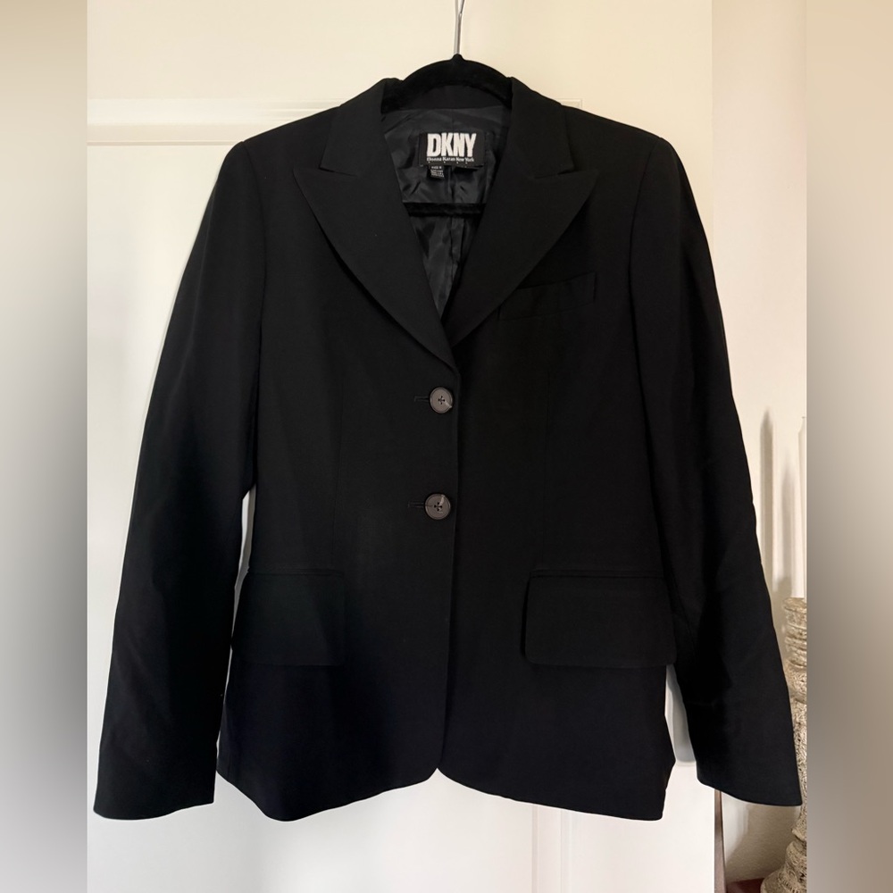 DKNY Women's Black Suit Jacket Blazer